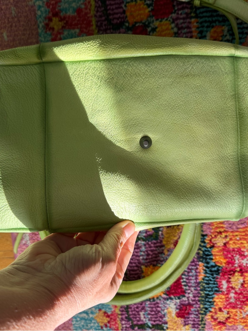 Free people large Emerson bag matcha green new - Picture 7 of 7